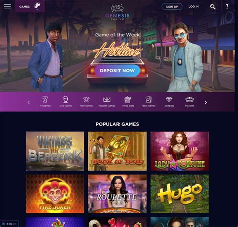 genesis casino payout time
